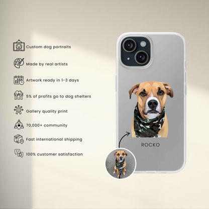 Custom Modern Pet iPhone Case