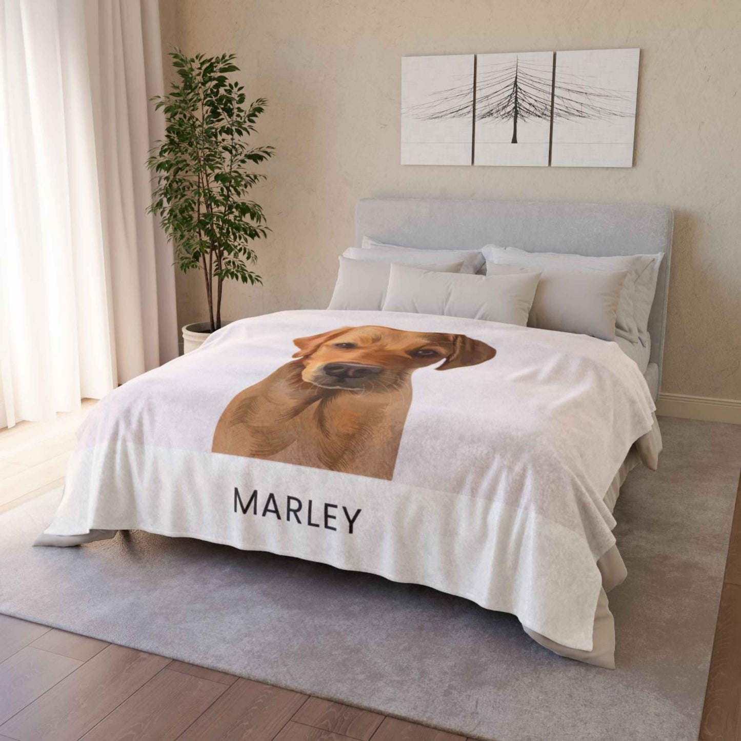 Custom Modern Pet Blanket