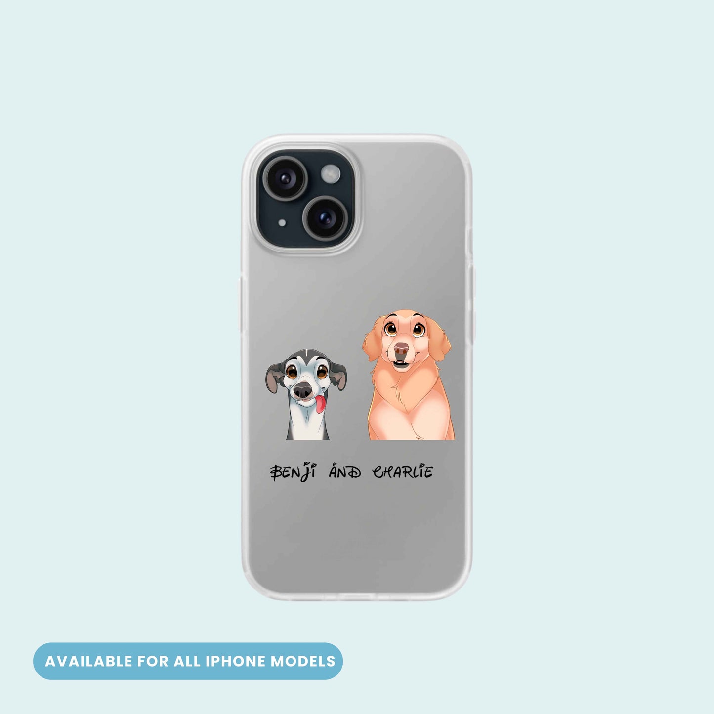 Custom Cartoon Pet iPhone Case