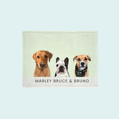 Custom Modern Pet Blanket