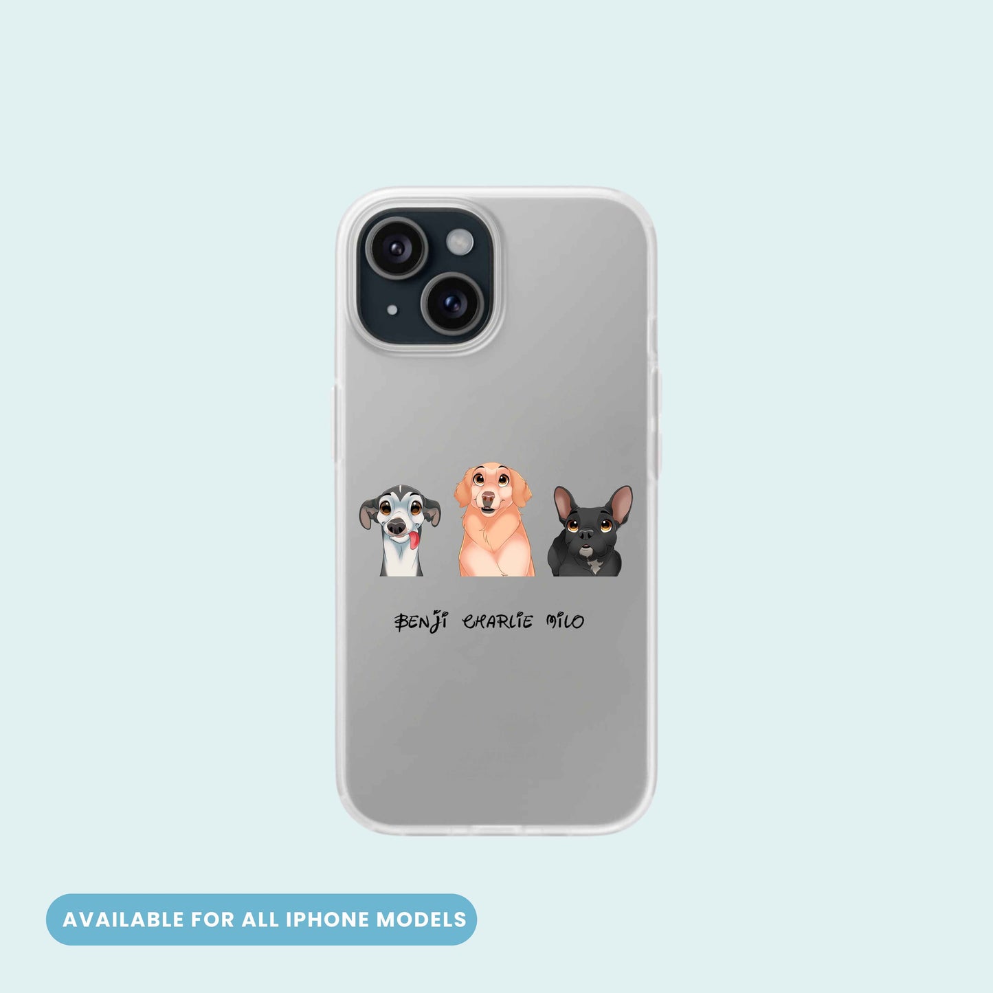 Custom Cartoon Pet iPhone Case