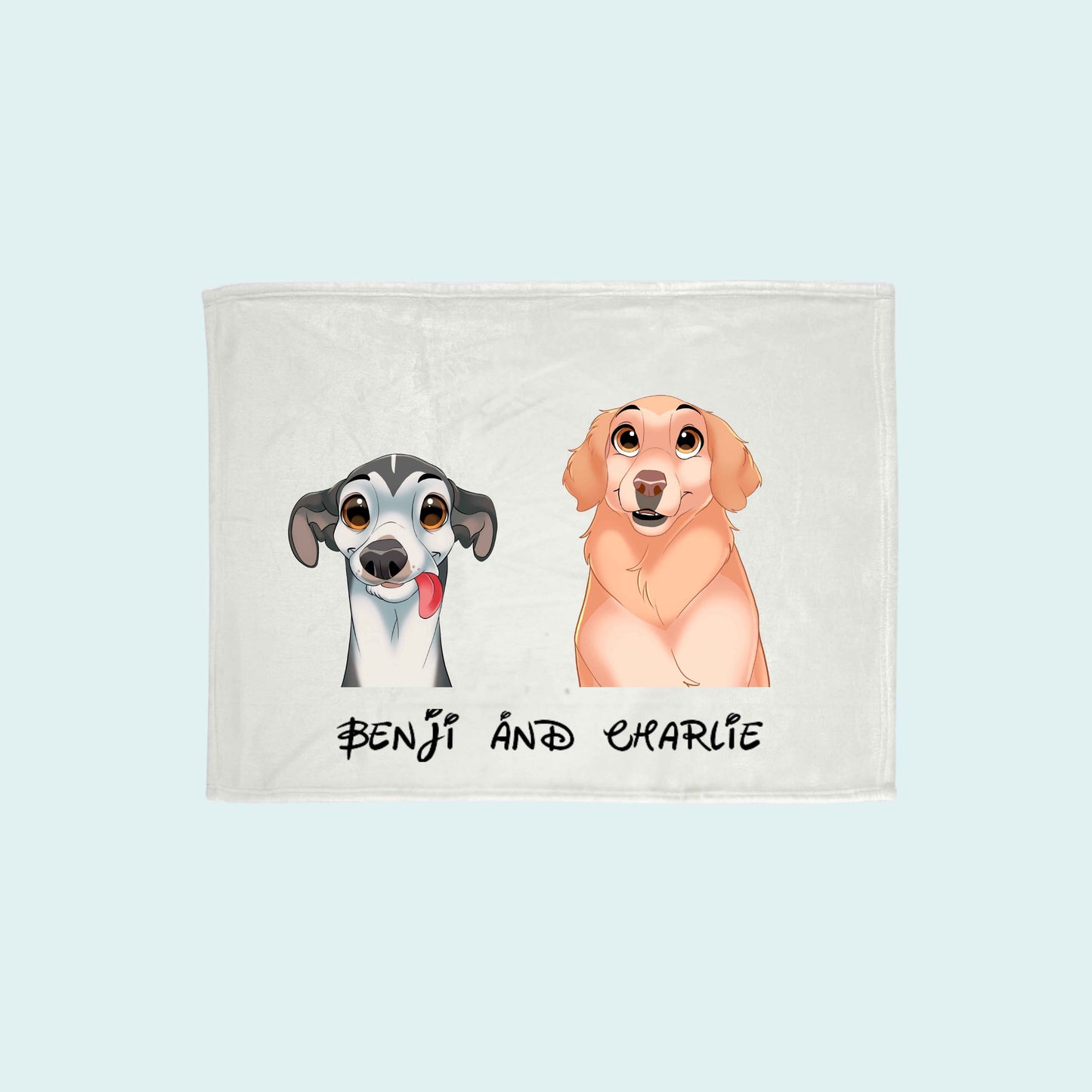 Custom Cartoon Pet Blanket