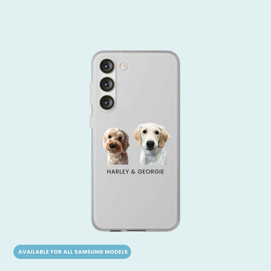 Custom Modern Pet Samsung Phone Case  - 2 Pet