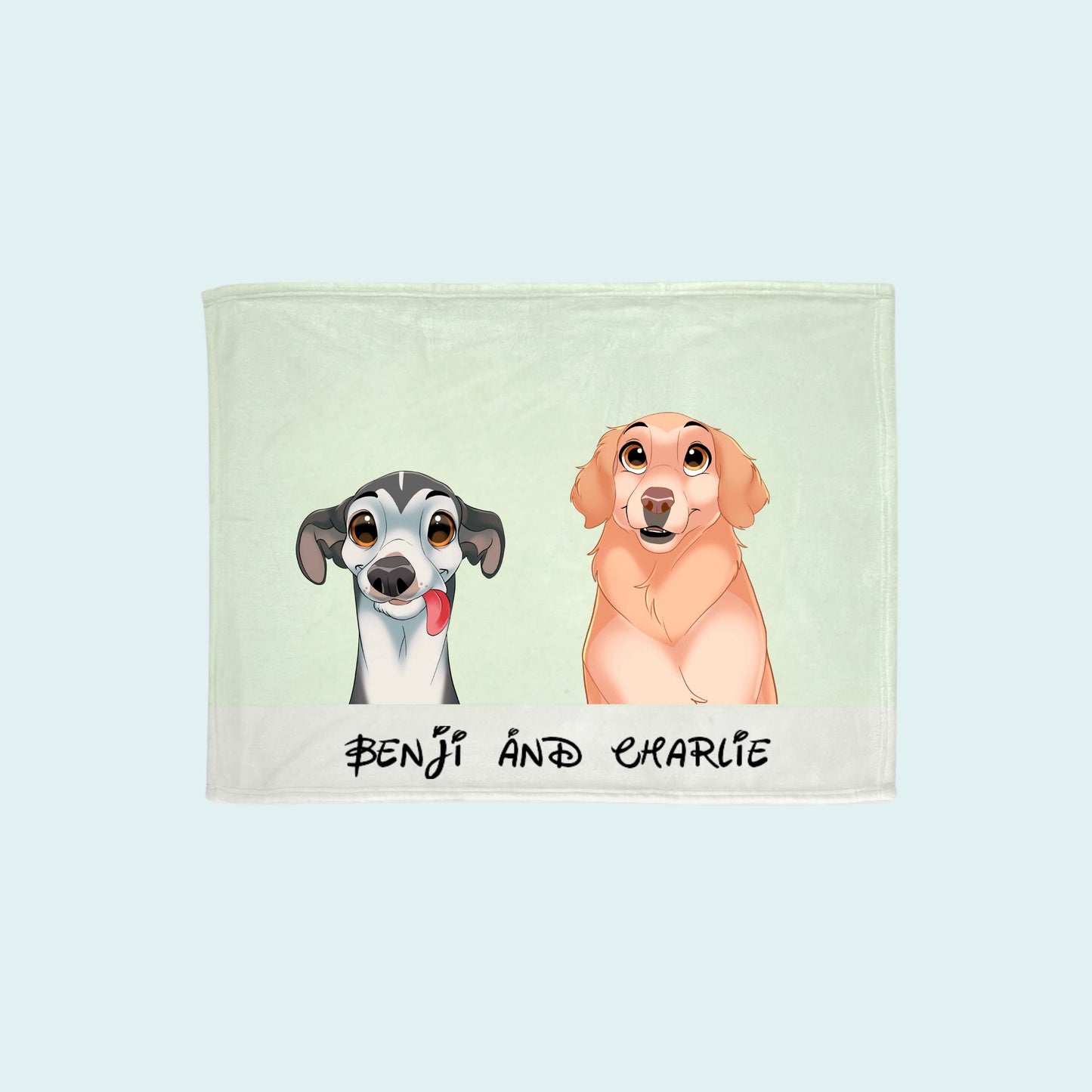 Custom Cartoon Pet Blanket