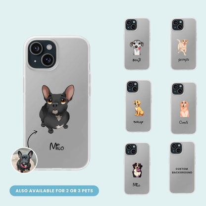 Custom Cartoon Pet iPhone Case