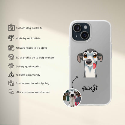 Custom Cartoon Pet iPhone Case