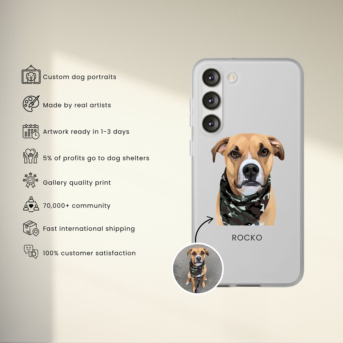 Custom Modern Pet Samsung Phone Case